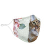 Lovely Abyssinian Cat Print Face Mask