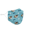 Cute Siamese Cat Patterns Print Face Mask