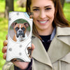 Boxer Dog Print Women's Leather Wallet