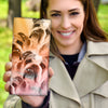 Bulldog Print Women's Leather Wallet