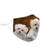 Maltese Print Face Mask