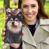 Finnish Lapphund Print Women's Leather Wallet