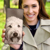 Briard Dog Print Women's Leather Wallet