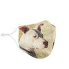 Cute Pit Bull Terrier Print Face Mask