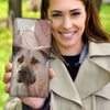 Cute Chinook Dog Print Women's Leather Wallet