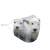 Cute Sealyham Terrier Print Face Mask