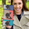 Siamese Cat Print Women's Leather Wallet