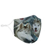 Siberian Husky Print Face Mask