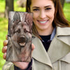 German Shepherd Print Women's Leather Wallet