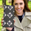 French Bulldog Patterns Print Women's Leather Wallet