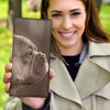 French Bulldog Print Women's Leather Wallet