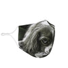 Cavalier King Charles Spaniel Print Face Mask