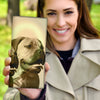 Lovely Bullmastiff Print Women's Leather Wallet