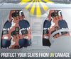 [AI Generated] Rottweiler From Washington Patterns Print Car Seat Covers