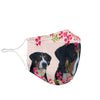 Three Greater Swiss Mountain Dog Print Face Mask