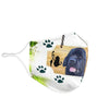 Newfoundland Dog Print Face Mask