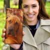 Bloodhound Print Women's Leather Wallet