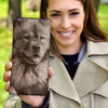 Lovely Chow Chow Print Women's Leather Wallet