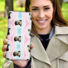 Border Terrier Print Women's Leather Wallet