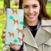 Shar Pei Dog Patterns Print Women's Leather Wallet