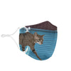 Savannah Cat Print Face Mask