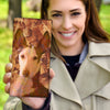 Ibizan Hound Print Women's Leather Wallet