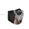 Bull Terrier Print Face Mask