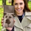 Chinook Dog Print Women's Leather Wallet