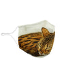 Toyger Cat Print Face Mask