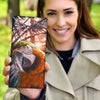 Cute Catalina Macaw Print Women's Leather Wallet