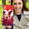 Australian Cattle Dog Print Women's Leather Wallet