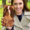 Lovely English Pointer Print Women's Leather Wallet