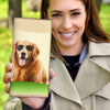 Cute Golden Retriever Dog Print Women's Leather Wallet