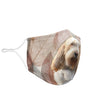 Lovely Grand Basset Griffon Vendeen Print Face Mask