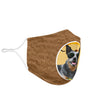 Australian Cattle Dog Print Face Mask