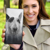 Bull Terrier Print Women's Leather Wallet