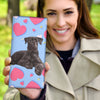 Giant Schnauzer Dog Print Women's Leather Wallet