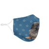 Pekingese Dog Print Face Mask