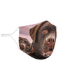 Labrador Retriever Print Face Mask