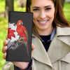 Cute Parrot Print Women's Leather Wallet