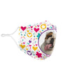 Cute Bulldog Print Face Mask