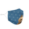 Cute Cairn Terrier Print Face Mask