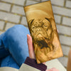 Dogue de Bordeaux Print Women's Leather Wallet