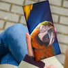 Catalina Macaw Print Women's Leather Wallet