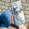 Cute Clumber Spaniel Print Women's Leather Wallet