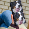 Bernese Mountain Dog Print Women's Leather Wallet