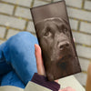 Flat-Coated Retriever Print Women's Leather Wallet