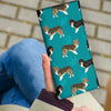 Shetland Sheepdog Print Women's Leather Wallet