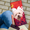 Coton de Tulear On Heart Print Women's Leather Wallet