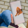 Cute Bloodhound Dog Print Women's Leather Wallet